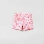 OVS Aop Terry Shorts White/Re