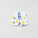 OVS Aop Short White Aop Lemo