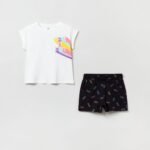 OVS Jogging T-Sh+Shor Off-Whi