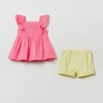 OVS Set Singlet+Shorts Fuxia/