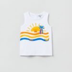 OVS Printed Singlet White 181