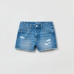 OVS Short Denim Broken Md Blu