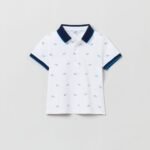OVS Polo Aop Turtles White 16