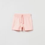 OVS Solid Short Peach Pink