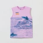 Boys' Big Print Tank Top – Smoky Grape
