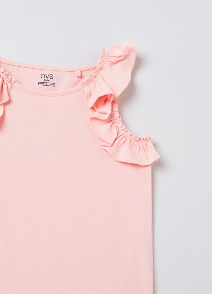 Solid Tank Peach Pink - Image 2