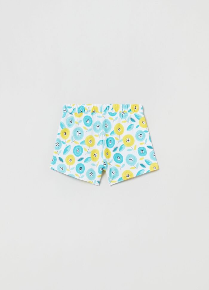Aop Jersey Shorts Aqua Ao - Image 2