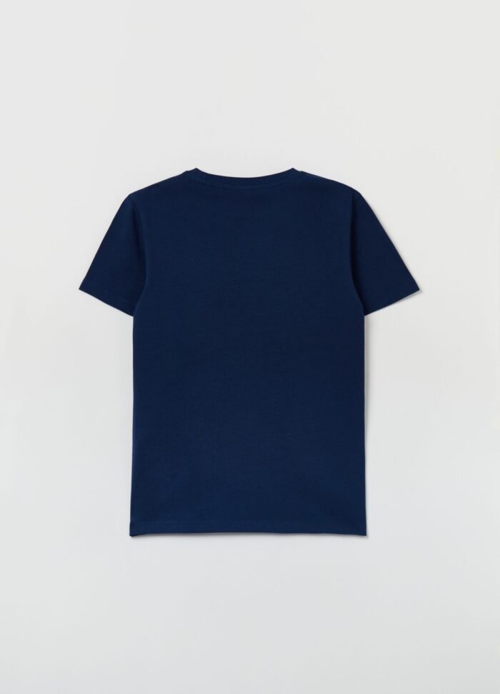 T-Shirt Stampata Navy - Image 2