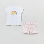 OVS Pajama Shorts White+Aop