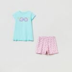 OVS Pyjama S/S Glasses Peach