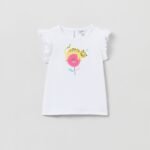 OVS Tank W/Print Glitter Whit