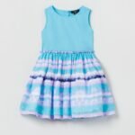 OVS Dress Tie Dye Skirt Turqu
