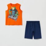 OVS Jogging Set Red Orange