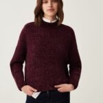 OVS Ribbed Cheni Italian Plum