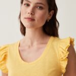 OVS Top W/Cup Sl Banana Cream