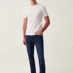 OVS Crosshatch S Dark Blue