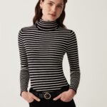 OVS Turtleneck S Nero Riga Bc