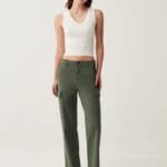 Women's Cargo Trousers – Duck Green