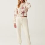 OVS F/T Joggers Off White