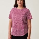 OVS Tsh 014 Aop Deep Orchid