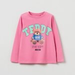 OVS T-Shirt W/Pr Fuchsia Pink
