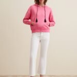 OVS Crop Flare P White