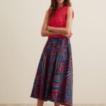 OVS Midi Skirt P Multicolor