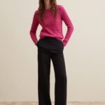OVS Cotton Cable Fuchsia Red