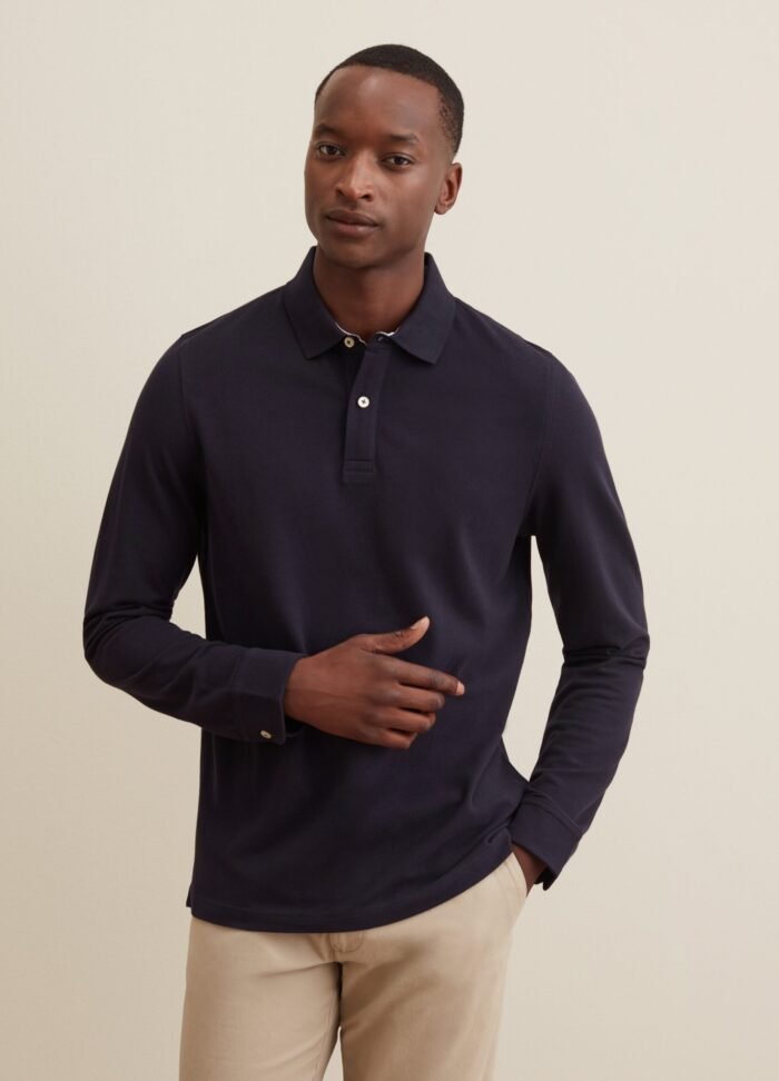 Men's Polo Shirt – Sky Captain - Image 2