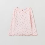 OVS Aop Rib Tshi Pink Dogwood