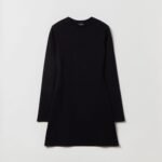 OVS Dress In Rib Black Beauty