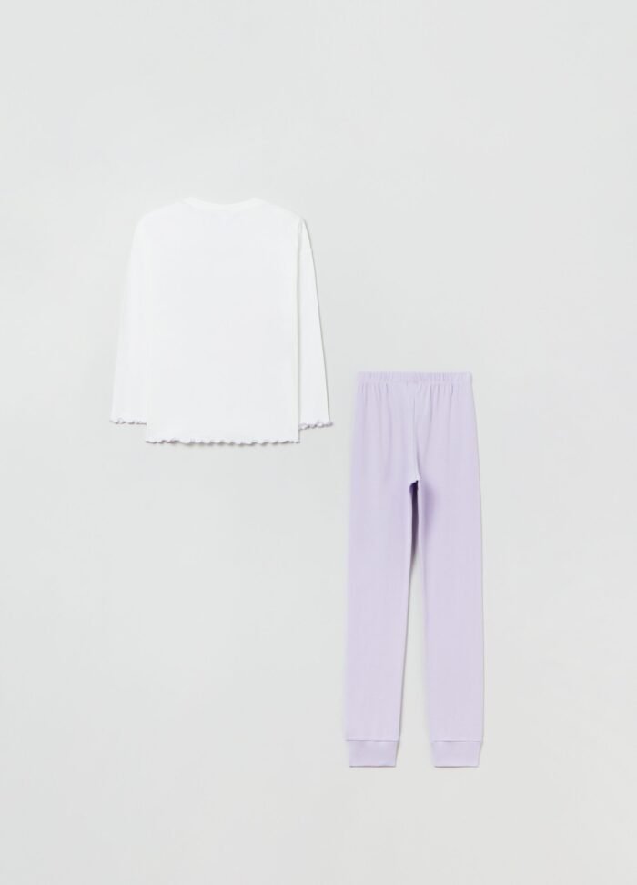 ⁦Girls' Pyjamas – Pastel Lilac⁩ - الصورة ⁦2⁩