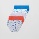 OVS Pk 5 Briefs Blu/Arancion
