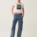 OVS Denim Cargo Light Blue