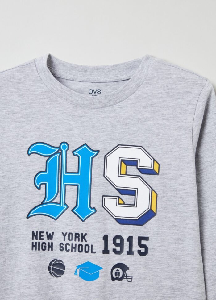 T-Shirt L/S Glacier Gray - Image 2
