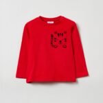 OVS T.Shirt With Racing Red