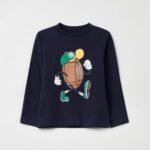 OVS T-Shirt L/S Dark Sapphir
