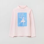 OVS Mock Neck Pr Pink Dogwood