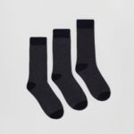 OVS 3Short Socks Dk Grey Mel