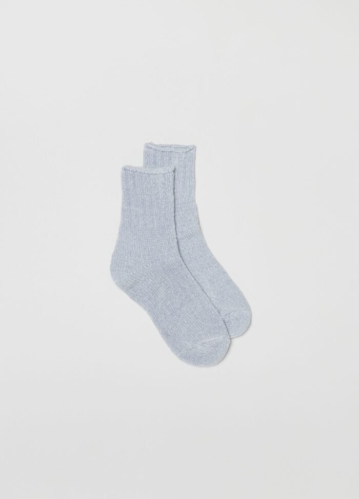 Women's Chenille Socks 3-Pack – Pink & Grey - Image 2