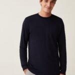 OVS Teo1 R/Neck Navy Blazer