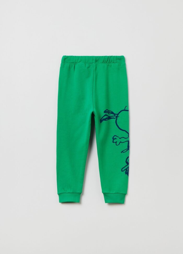 ⁦Boys' Snoopy Joggers – Green⁩ - الصورة ⁦2⁩