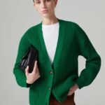 OVS Chunky Cardi Emerald