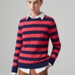 OVS Cotton Cable Blu/Rosa