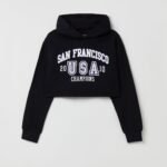 OVS Hoodie Print Black Beauty