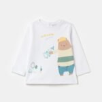OVS T-Shirt W/Pr Off White