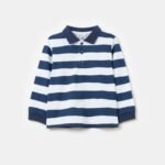 Boys' Printed Polo Shirt – Pageant Blue