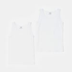 OVS Pk 2 Singlet Bright White
