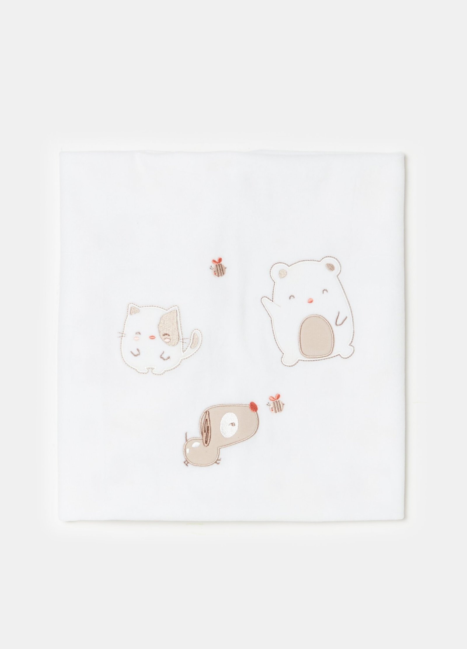 12829431.jpg Baby Velour Blanket – Off White - Image 1