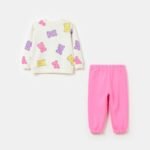 OVS Aop Sweatshi Off White